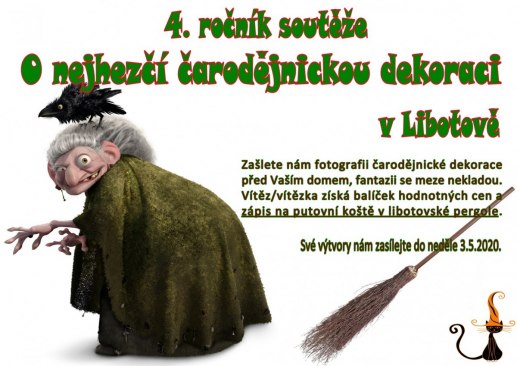 Soutěž o nejhezčí čarodějnickou dekoraci